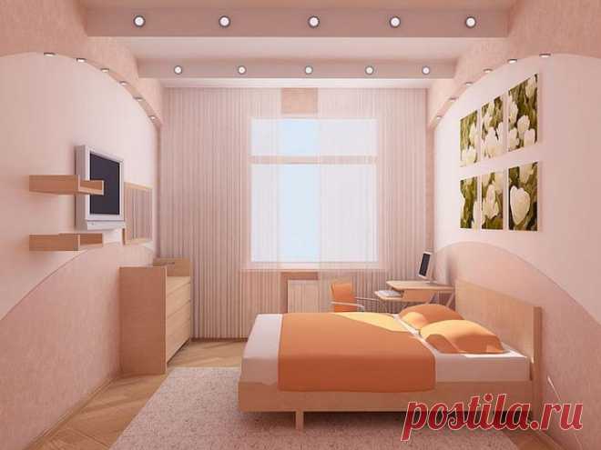 Дизайн маленькой спальни: ТОП-50 фото идей для интерьера спальни
