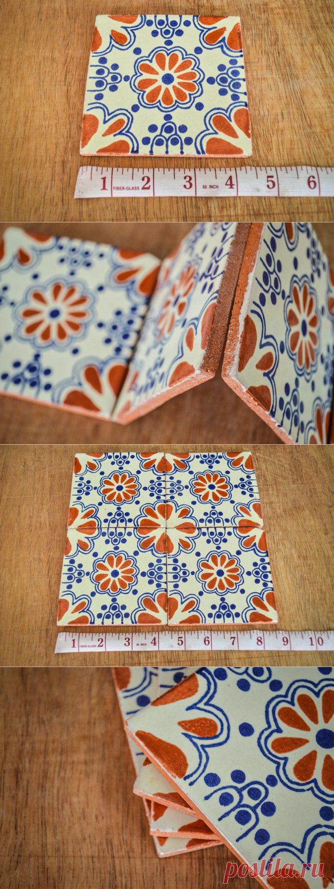 12 Mexican Talavera Tiles handmade Hand painted 4 X | Etsy