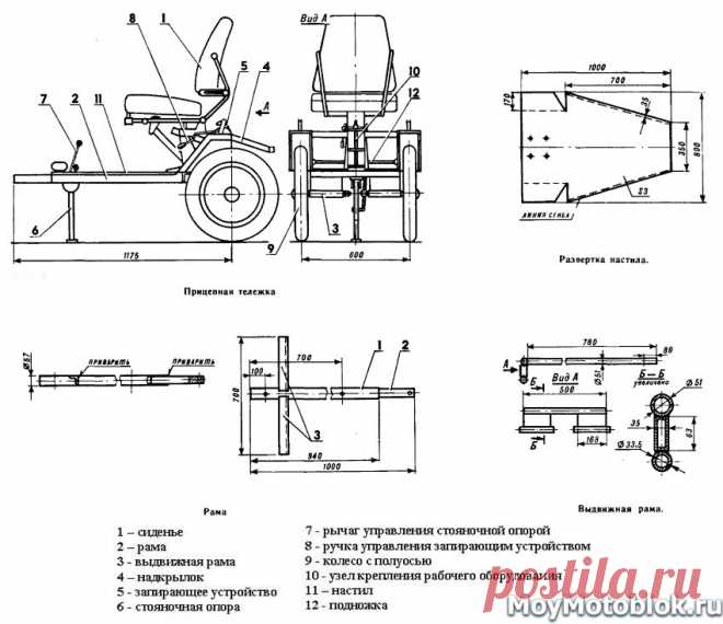 Самодельный адаптер для мотоблока своими руками: видео, чертежи, фото