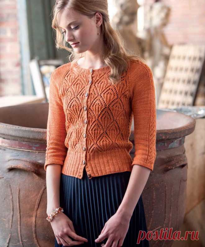 Lace Cardigan by Simona Merchant-Dest - The Art of Seamless Knitting.