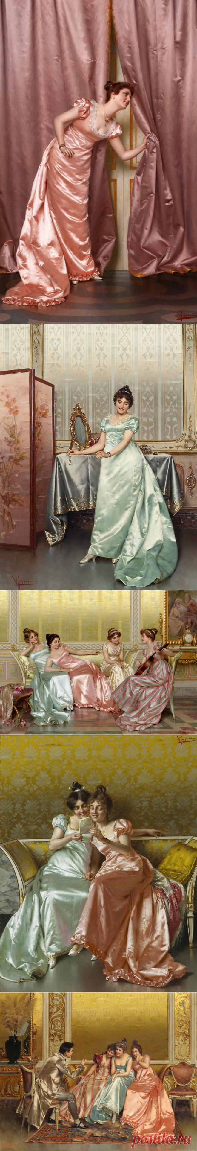 Салонная живопись. Витторио Реджианини/Vittorio Reggianini, 1853-58 - 1938. Италия