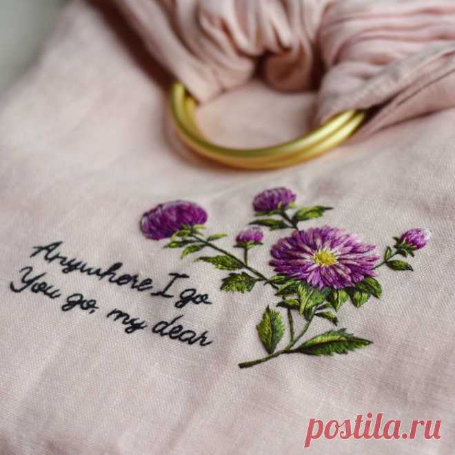 Прекрасная вышивка от влюбленной в вышивку! | Pro Handmade