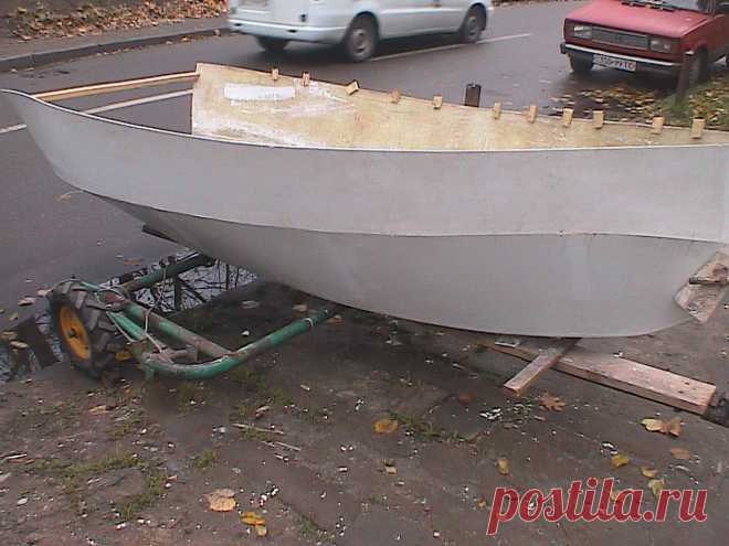 Строю новую парусную лодку