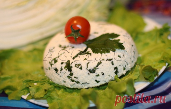 Диетический сыр с зеленым луком с портала Aggy.ru