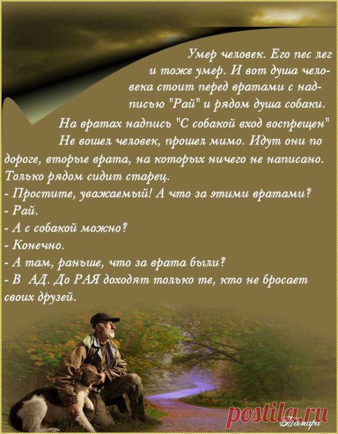 Притча "Рай или Ад"