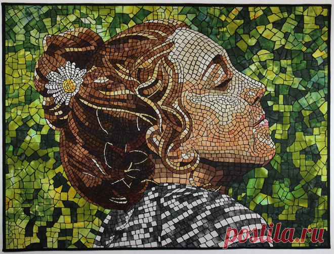 Learn how Heidi Proffetty creates beautiful mosaic art quilts