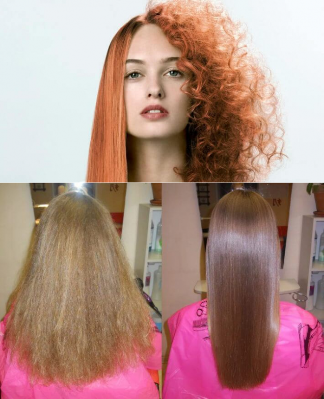 Кератиновое выпрямление волос. Волосы после кератина. Кератин до и после. Волосы с кератиновым выпрямлением.