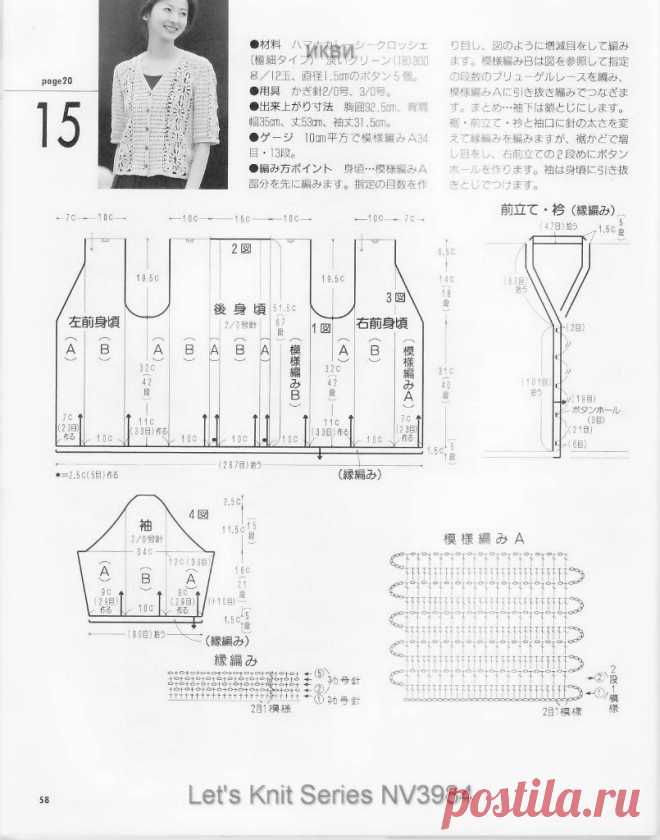 Японские журналы по вязанию