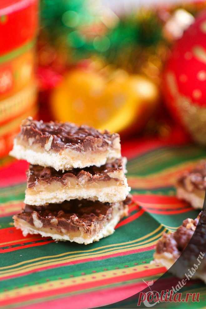 Печенье с карамелью и шоколадом | Рецепт от Ксении