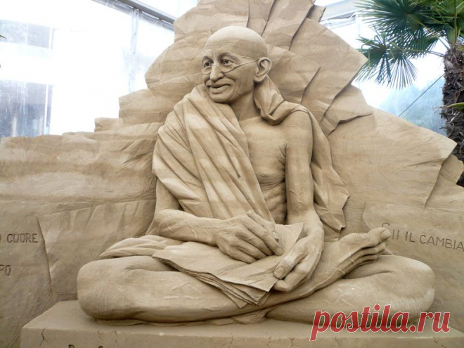 Пост мудрости от Махатмы Ганди.