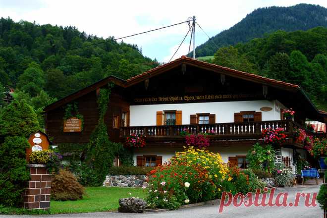 Горная деревня Рамзау(Ramsau)Бавария,Германия