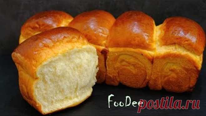 Хлеб на хлебной ЗАВАРКЕ долго не черствеет и не крошится! Японский молочный хлеб как ПУХ Milk bread