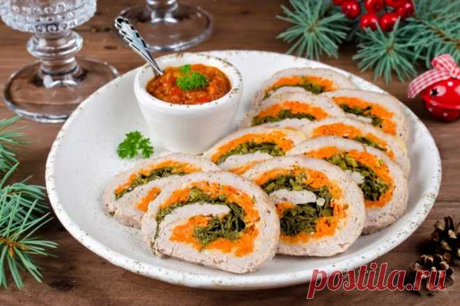 Куриный рулет с сыром