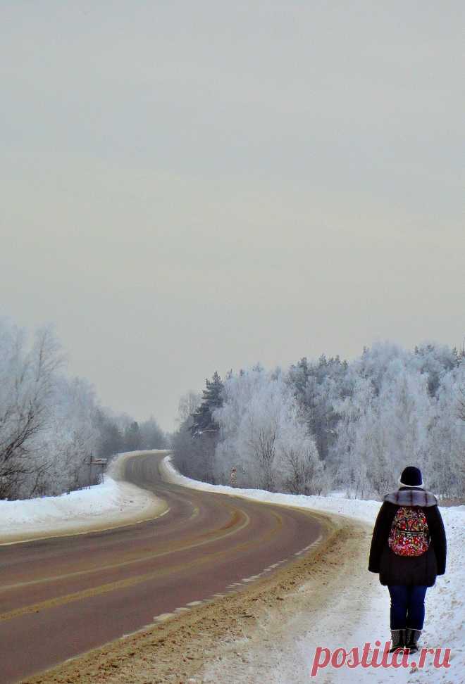 Зимняя дорога.Январь 2013.