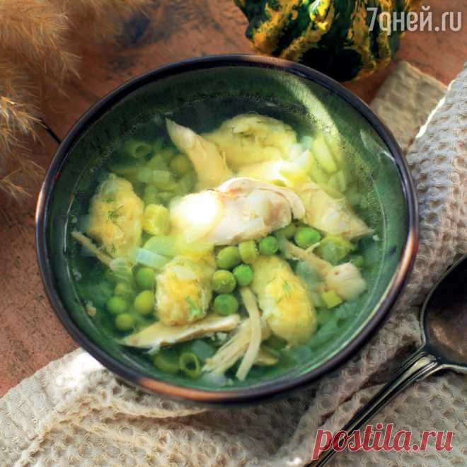 Куриный суп с горошком и сырными клецками: рецепт идеального блюда для обеда: пошаговый рецепт c фото