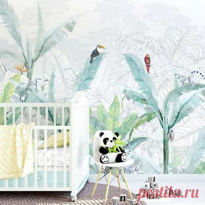 21 идея, как превратить обычную детскую в яркий тропический рай — Дом и Сад