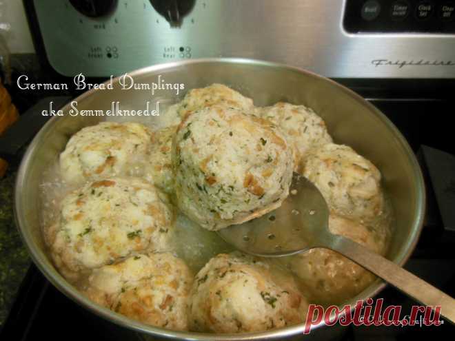 German Bread Dumplings Known as Semmelknoedel While visiting family up north, I made these fabulous German bread dumplings, aka Semmelknoedel, to go with a lovely pot of Authentic Hungarian Goulash. As luck would have it, not a single person a…