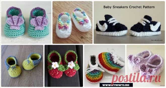 Crochet Baby Booties Slippers Free Patterns Crochet Baby Booties Slippers for Spring and Crib Walkers, Easy Quick Crochet Gifts for Baby girl and boy