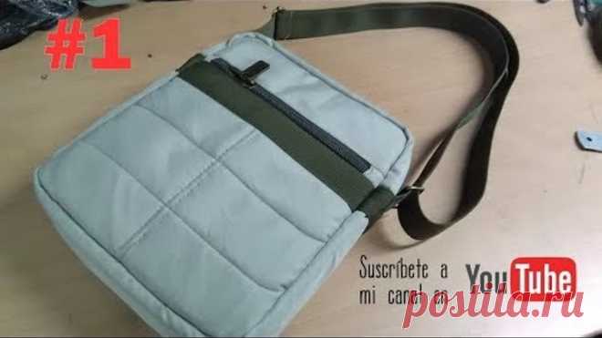 COMO CONFECCIONAR UN MORRAL O BANDOLERA ( PARTE 1) how to make a backpack or shoulder bag 1