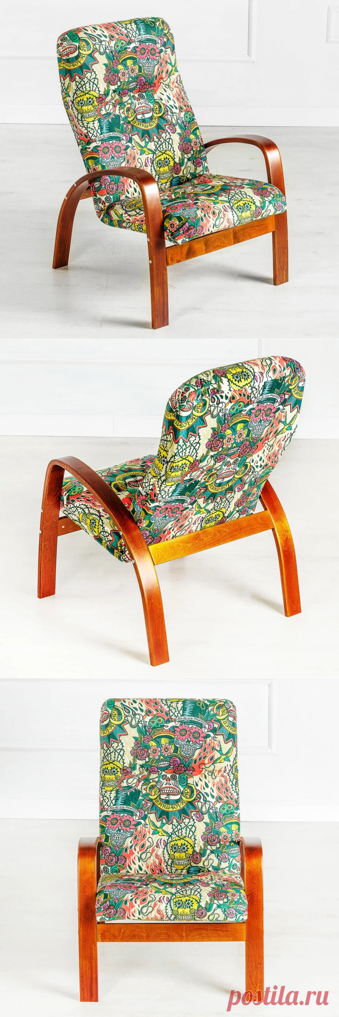 Купить дизайнерское мягкое кресло Диа Де Лос Муэртос от Comanci | Mellroot