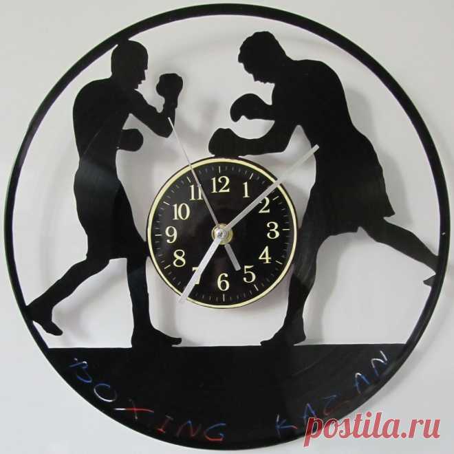 Часы из виниловой пластинки 
