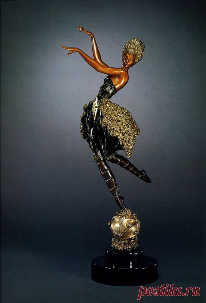 ERTE. Sculpture. Rose Dancer