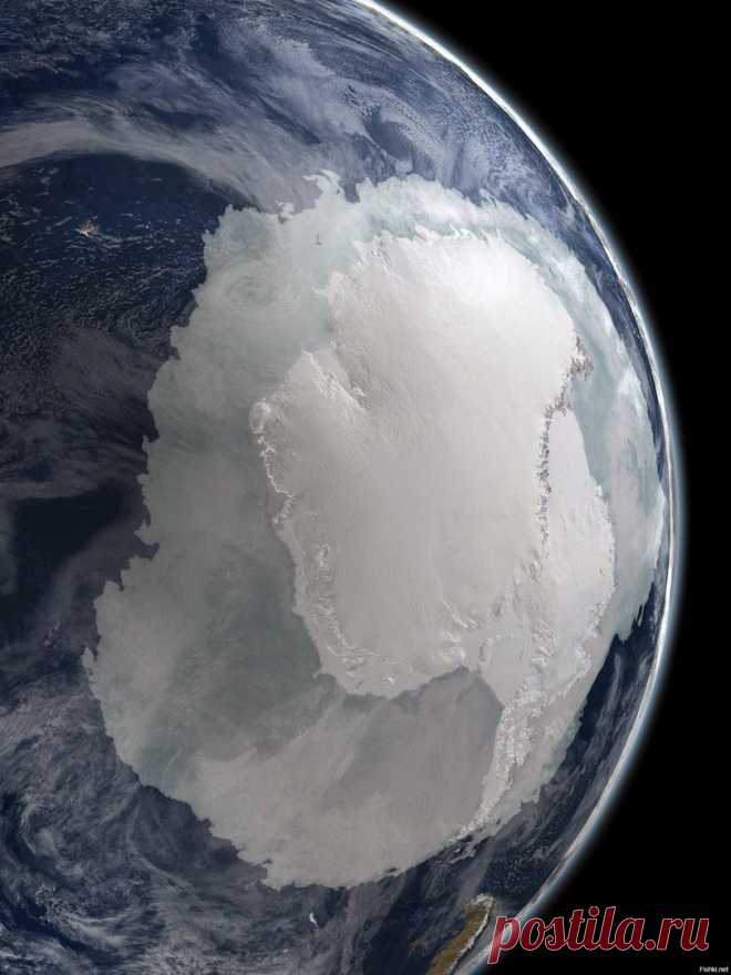 Антарктида из космоса ...
