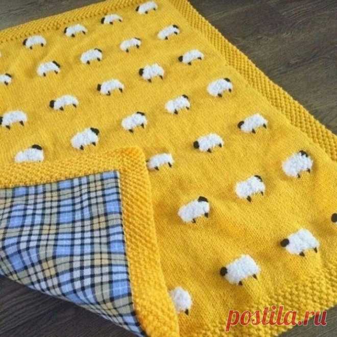 Узор для вязания в виде овечек
