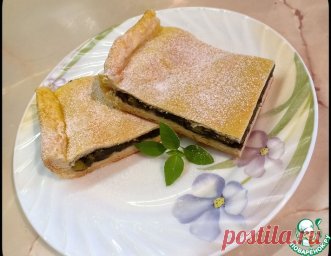 Пирог с ревенем и щавелем – кулинарный рецепт