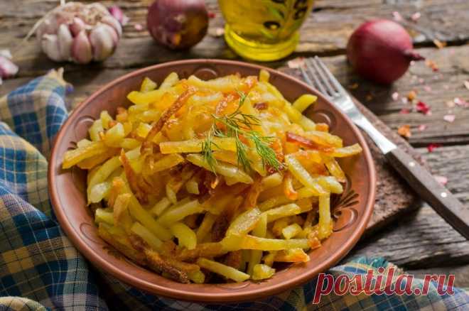 Як смачно приготувати смажену картоплю