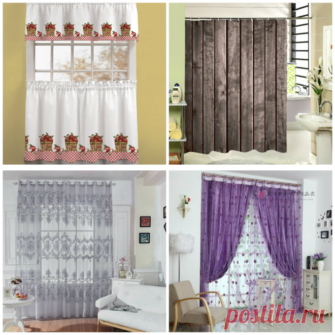 Curtains in rustic style: stunning design and modest simplicity in one style