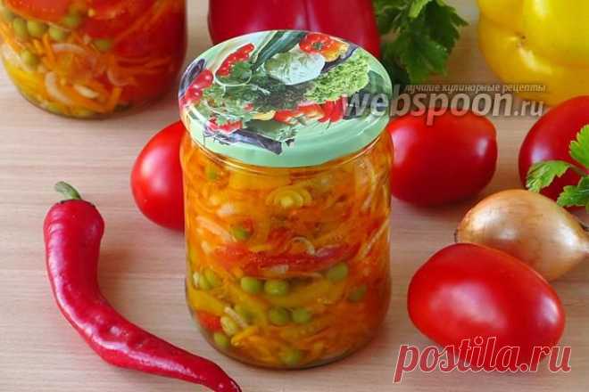 Салат овощной «Дунайский» на зиму рецепт с фото на Webspoon.ru