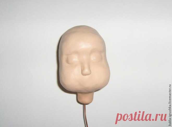 Лепка головы куклы из полимерной глины - Ярмарка Мастеров - ручная работа, handmade