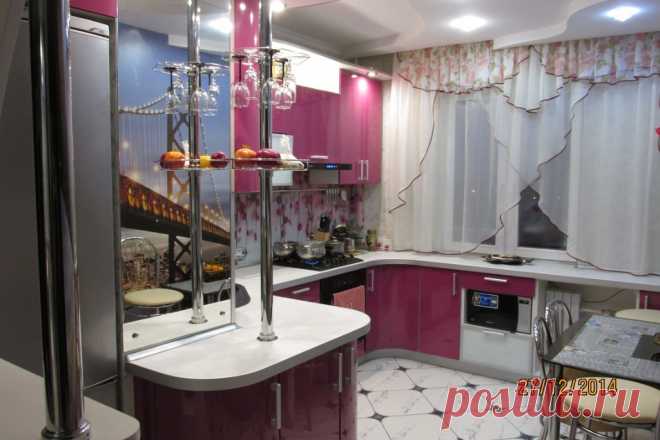 Розовая кухня: учимся сочетать розовый цвет с другими оттенками (реальные фото) | Дизайн кухни, интерьер, ремонт, фото