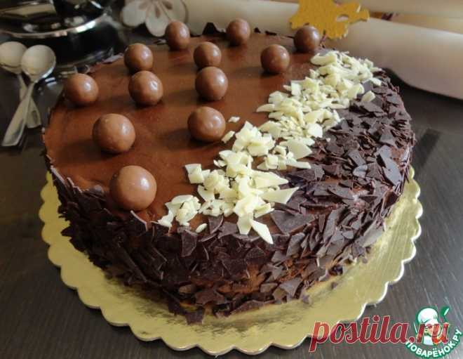 Торт с шоколадным муссом и грушевым желе – кулинарный рецепт