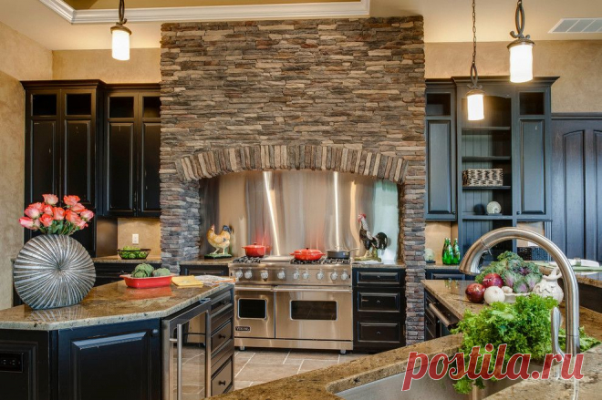 Stone Kitchen Interior Decoration Ideas - Small Design Ideas