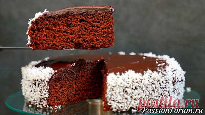 Сумасшедший пирог за копейки – вкусный быстрый пирог к чаю – шоколадный Crazy Cake
