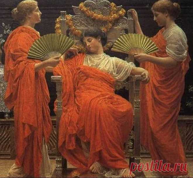 Художник Albert Joseph Moore. Сонник.