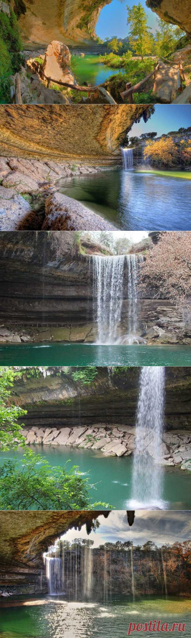 Удивительное озеро Hamilton Pool