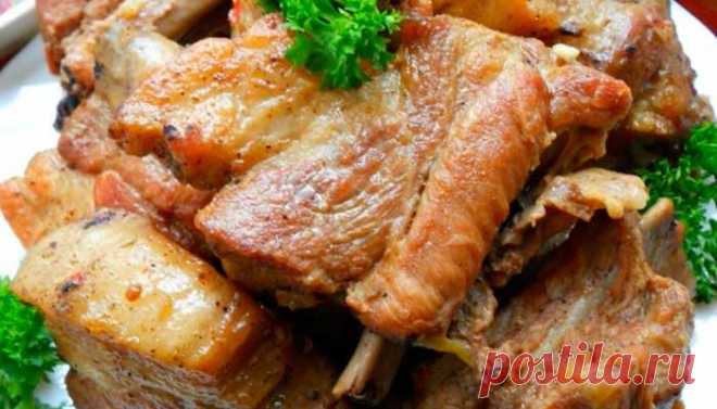 Свиные ребра в сотейнике на Пасху | Fresh-Recipes