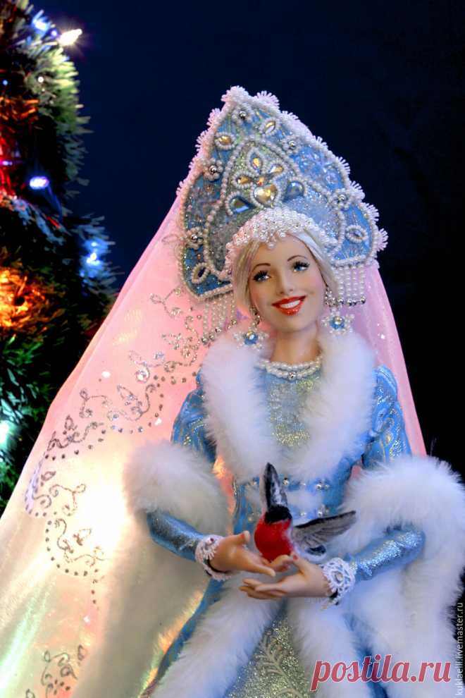 Кукла Снегурочка с снегирями - Лариса Исаева (kuklaelli)…