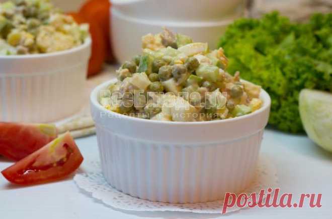 Салат с тунцом консервированным, огурцом, яйцами - рецепт с фото | Все Блюда