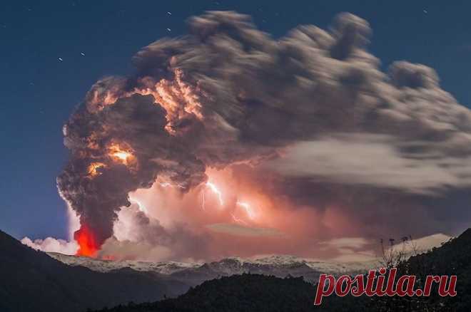 Впечатляющие фотографии извержения вулкана Cordon Caulle | ТАЙНЫ ПЛАНЕТЫ ЗЕМЛЯ