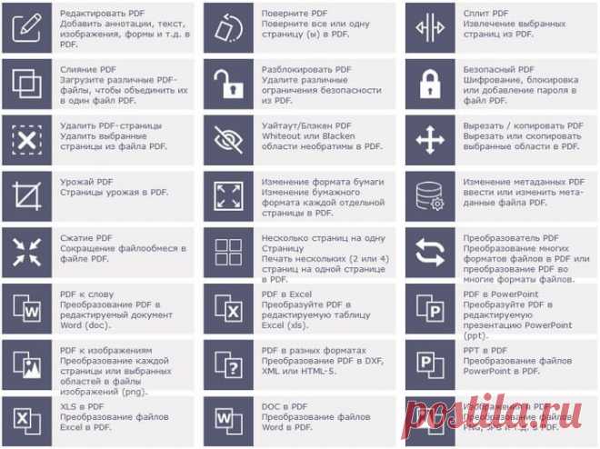 10 онлайн сервисов для работы с PDF файлами Если вам нужно объединить или отредактировать pdf-файлы, воспользуйтесь бесплатными сервисами или удобной программой для работы с форматом PDF.