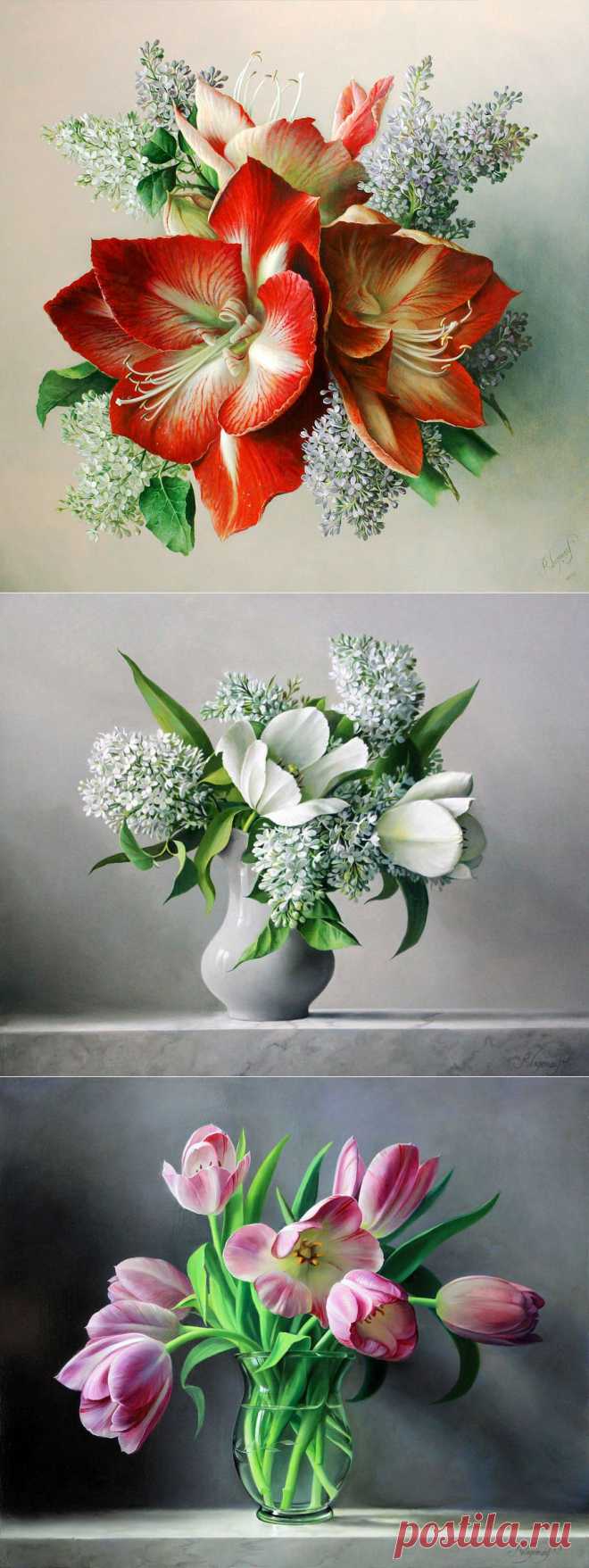 Я на картине видела цветы... Художник Pieter Wagemans.