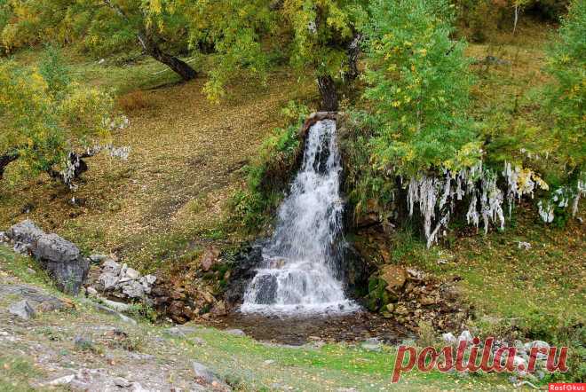 Фото: водопад в Еланде. Фотолюбитель Наталья Теплякова с ЯФ. Пейзаж - Фотосайт Расфокус.ру