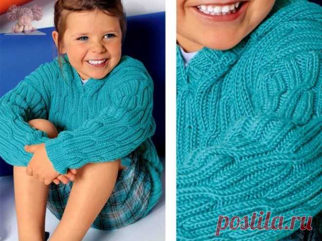 Стильный пуловер для мальчика