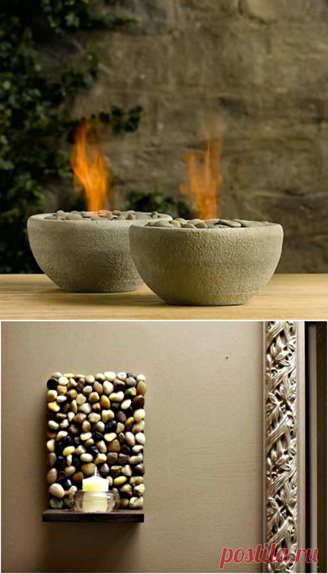 Идеи использования камней в дизайне дома и сада