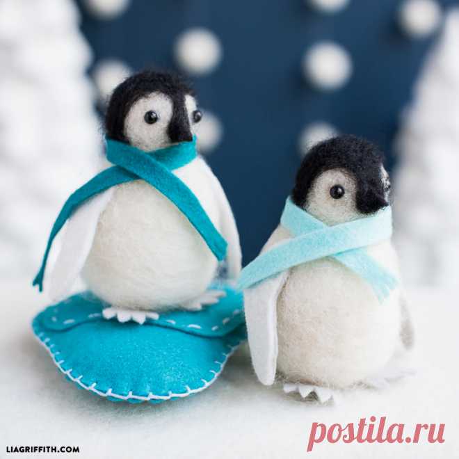 How to Make a Needle-Felted Penguin - Lia Griffith