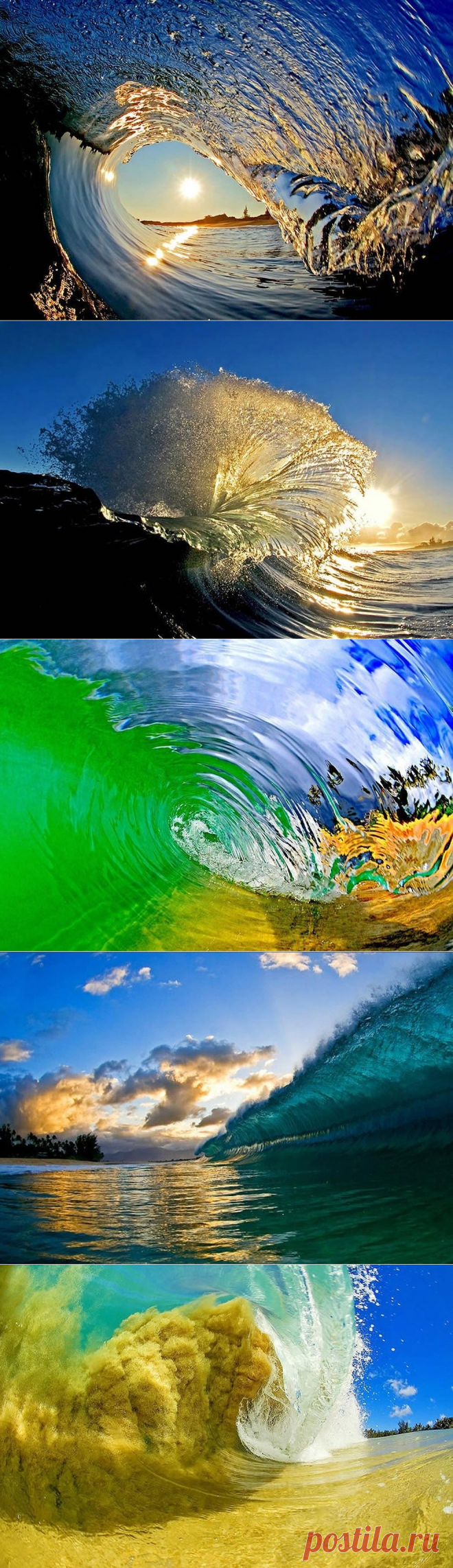 Красивые волны от фотографа Кларка Литтла - Путешествуем вместе